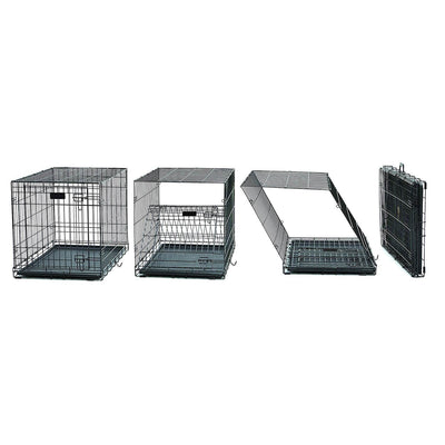 MidWest Homes for Pets 30 Inch Ultima Pro Double Door Medium Dog Kennel Crate