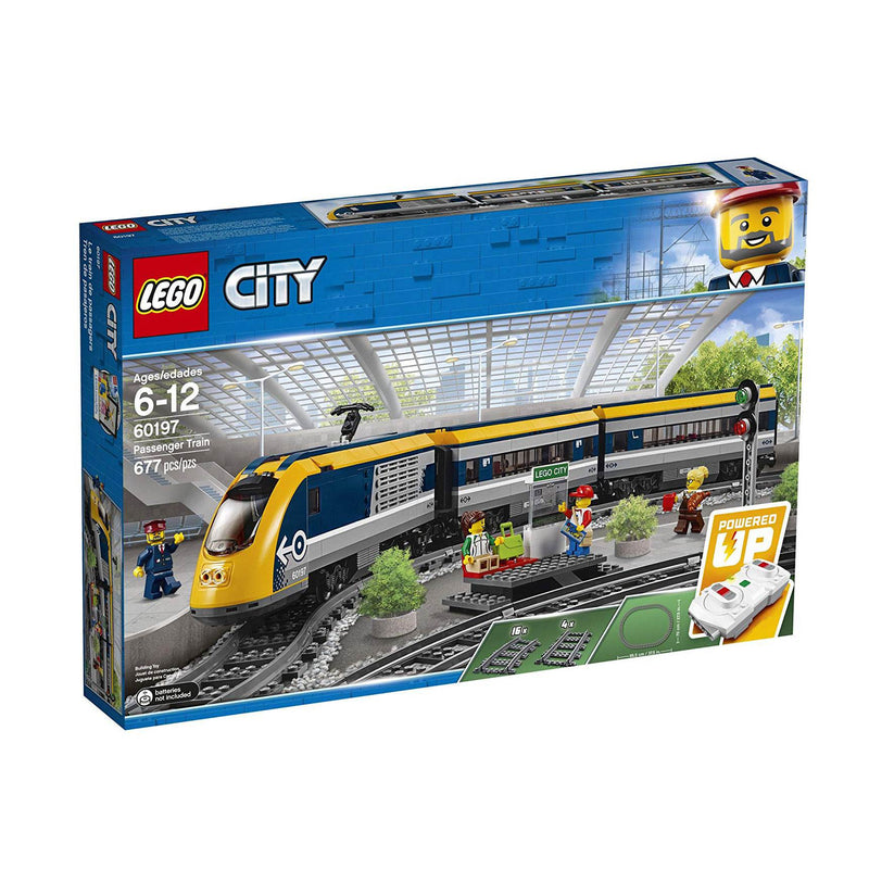 LEGO City Motorized Passenger Train with Bluetooth Control 677 Piece Build Set