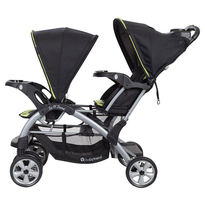 Baby Trend Double Sit N' Stand Toddler and Baby Stroller System, Optic Green
