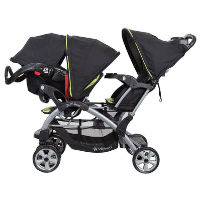 Baby Trend Double Sit N' Stand Toddler and Baby Stroller System, Optic Green