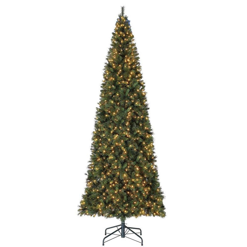 Home Heritage 16 Foot Albany PVC & Hard Needle Artificial Pre Lit Christmas Tree