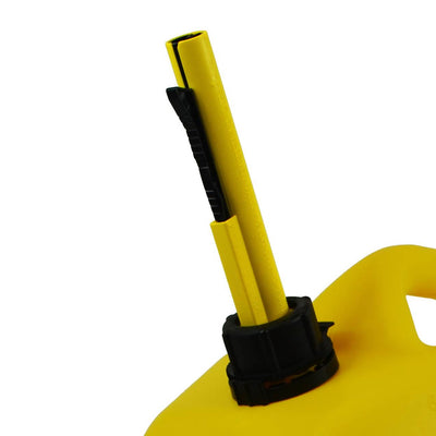 Scepter 00004 Yellow 5 Gallon Diesel Fuel Gas Storage Tank Container Jerry Can