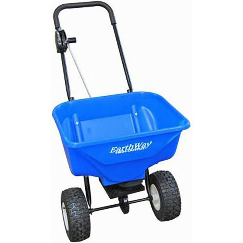 EarthWay Products 2040PiPlus Heavy Duty High Output Snow Ice Melt Spreader, Blue