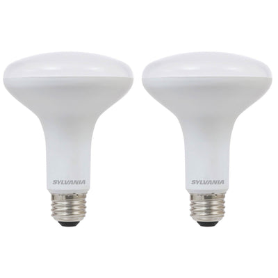 Sylvania BR30 65W Energy Saving Dimmable 2700K LED Flood Light Bulb (2 Pack)