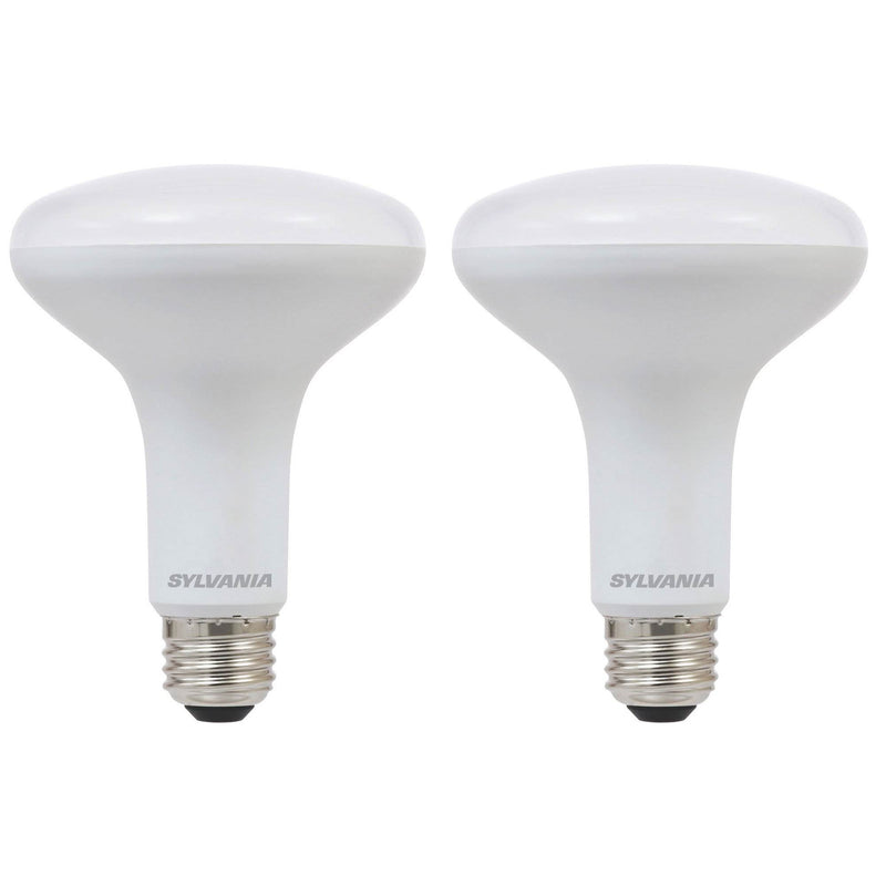 Sylvania BR30 65W Energy Saving Dimmable 2700K LED Flood Light Bulb (2 Pack)
