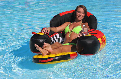 SPORTSSTUFF 54-1602 Siesta Lounge Inflatable Water Float Raft Lounger (4 Pack)