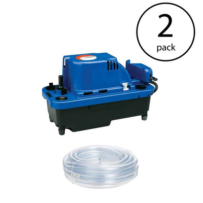 Little Giant VCMX-20ULST NXTGen Condensate Removal Pump with Tubing (2 Pack)