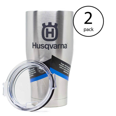 Husqvarna Orca Chaser Stainless Steel Vacuum Sealed Tumbler, 27 Oz (2 Pack) - VMInnovations