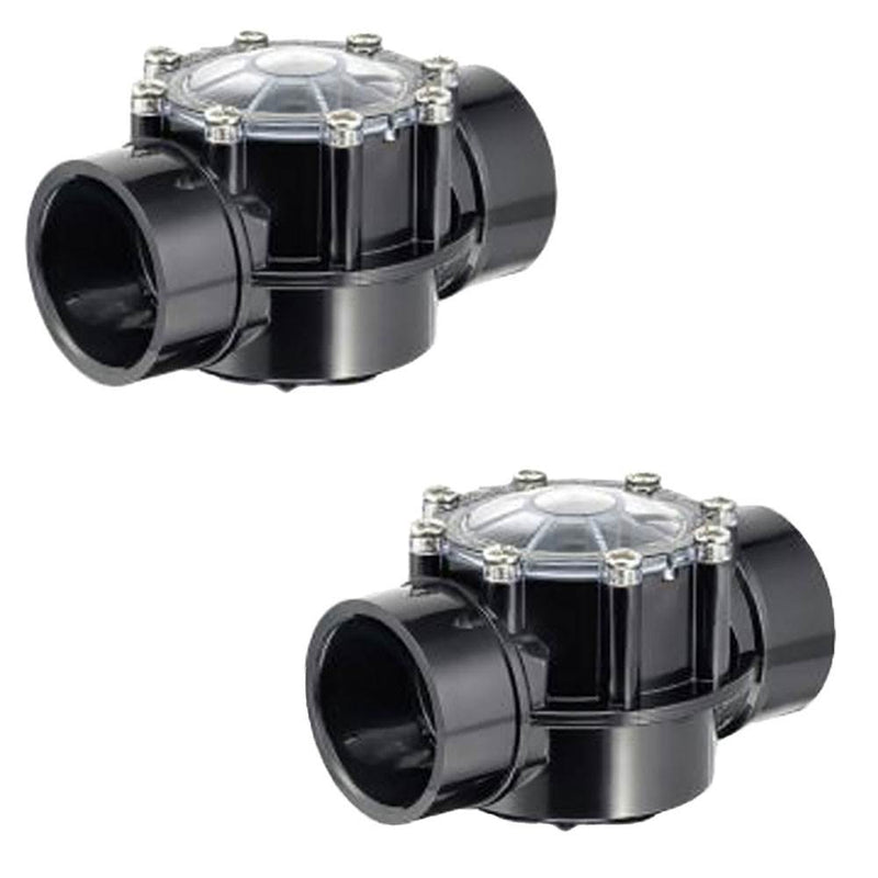 NEW Hayward PSV 2" X 2.5" PVC Swimming Pool Check Valve Replacement (2 Pack)