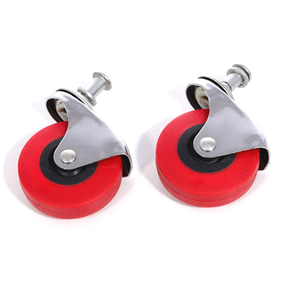 Torin Big Red Replacement Swivel Creepers Caster 2.5" Wheels with Posts (4 Pack)