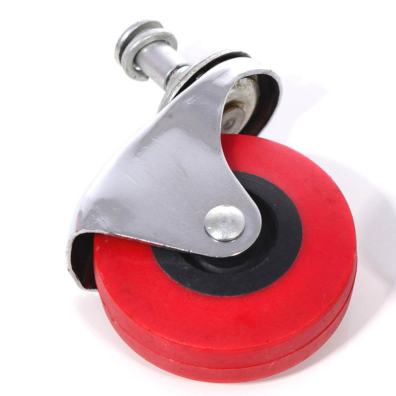 Torin Big Red Replacement Swivel Creepers Caster 2.5" Wheels with Posts (6 Pack)