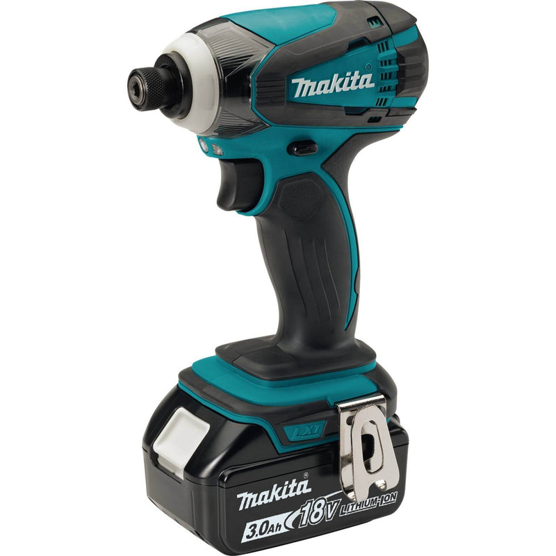 Makita 18V LXT 3.0Ah Lithium-Ion Cordless 4 Piece Combo Kit w/ Battery (4 Pack)