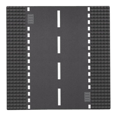 LEGO 7280 City Base Street Road Straight and Crossroad Platforms, Gray (2 Pack)