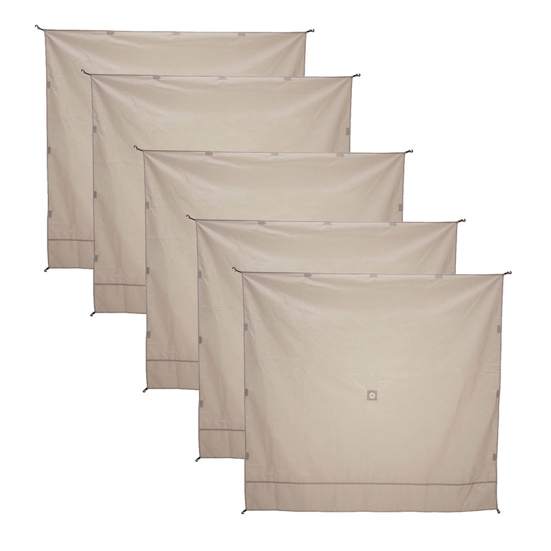 Gazelle Wind Panel Accessory for Portable Canopy Gazebo Screen Tents (5 Pack)
