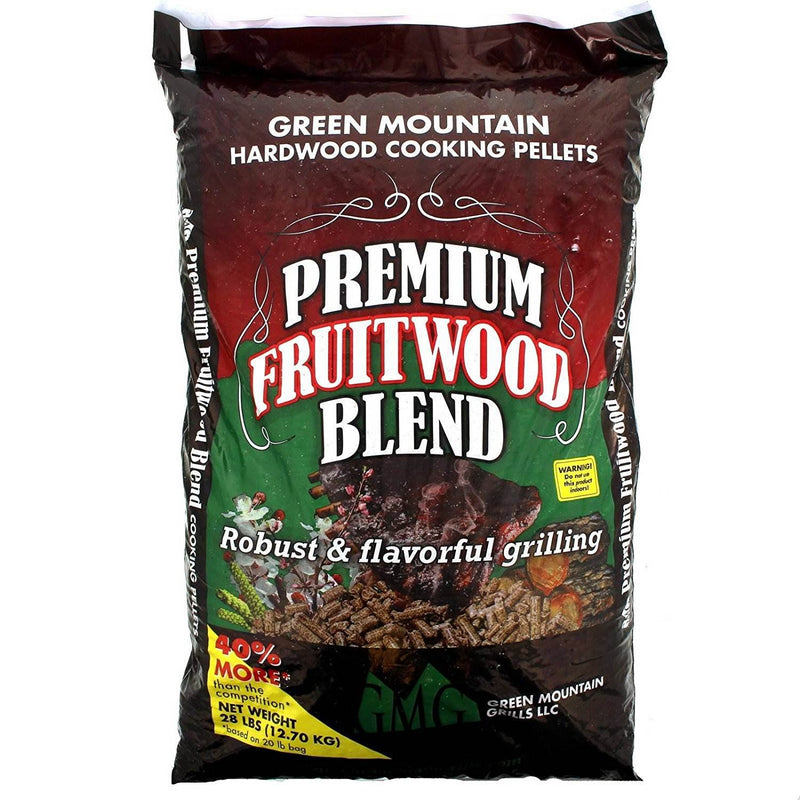 Green Mountain Grills Premium Fruitwood Pure Hardwood Grilling Pellets (3 Pack)