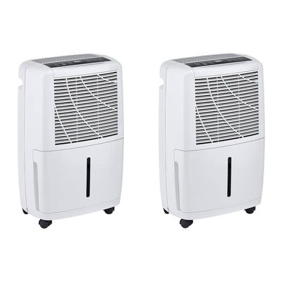 Haier 30 Pint 2 Speed Home Energy Star Portable Electronic Dehumidifier (2 Pack)