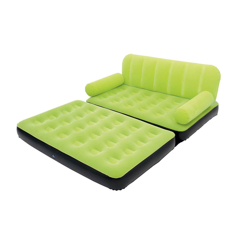Bestway Multi-Max Air Couch With Sidewinder AC Air Pump - Green | 10026 (4 Pack) - VMInnovations
