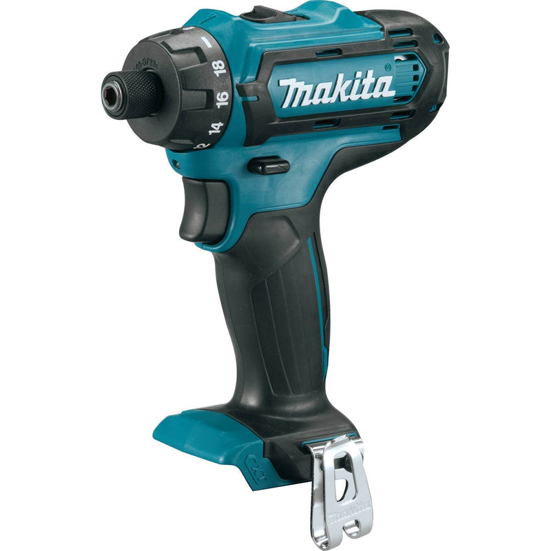 Makita 12V Max CXT Lithium Ion Cordless 1/4" Hex Driver Drill (Tool Only) 2 Pack