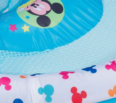 SwimWays Inflatable Infant Baby Pool Float w/ Canopy, Mickey Mouse (6 Pack)