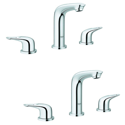 Grohe 20486003 Eurostyle 8" Widespread 2 Handle 3 Hole Bathroom Faucet (2 Pack)
