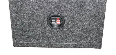 Q-POWER 10 Inch Dual Sealed Car Audio Subwoofer Sub Box Enclosures (2 Pack)