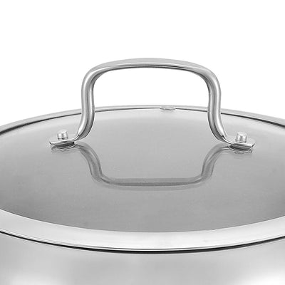 Hamilton Beach 11 Piece 18/10 Stainless Steel Pot and Pan Cookware Set (2 Pack)