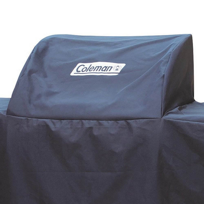 Coleman Deck Patio Heavy Duty Gas 4 Burner Barbecue Grill Cover, Black (10 Pack)