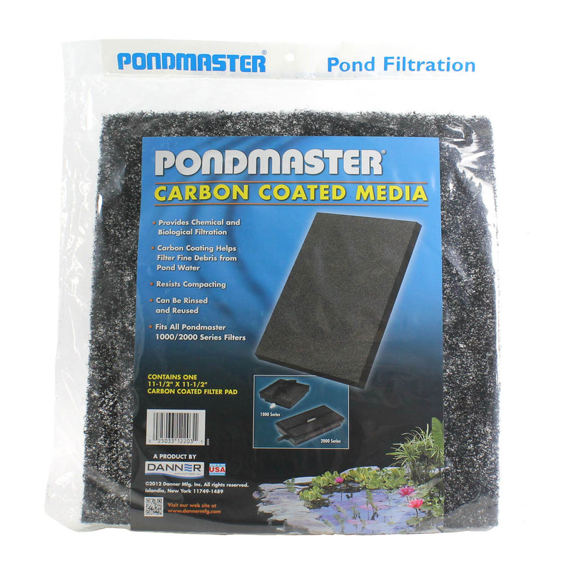 Pondmaster 1000 & 2000 Carbon Pond Pump Replacement Pad Filter (6 Pack)