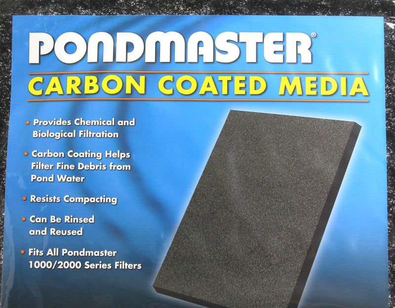 Pondmaster 1000 & 2000 Carbon Pond Pump Replacement Pad Filter (6 Pack)