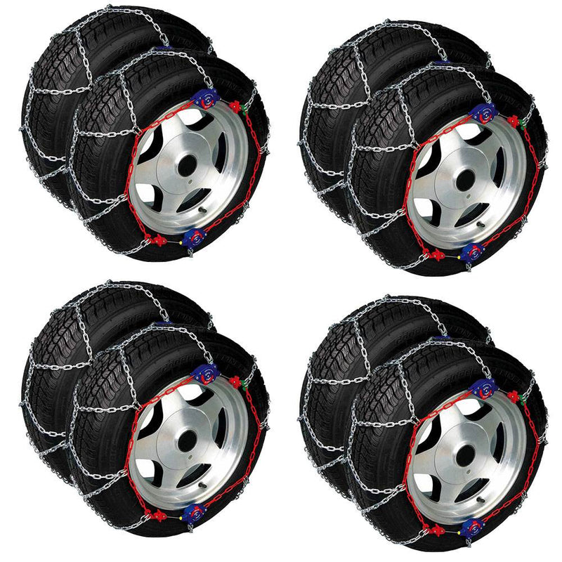 Auto-Trac 153505 Series 1500 Pickup Truck/SUV Traction Snow Tire Chains (8 Pack)