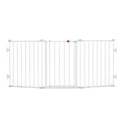 Regalo Flexi Gate Extra Wide Metal Walk Through Baby Gate (Open Box) (4 Pack)