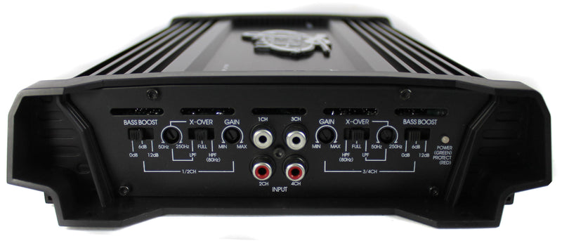 LANZAR 2000W 4 Channel Car Digital Amplifier Power Amp Stereo MOSFET (2 Pack)
