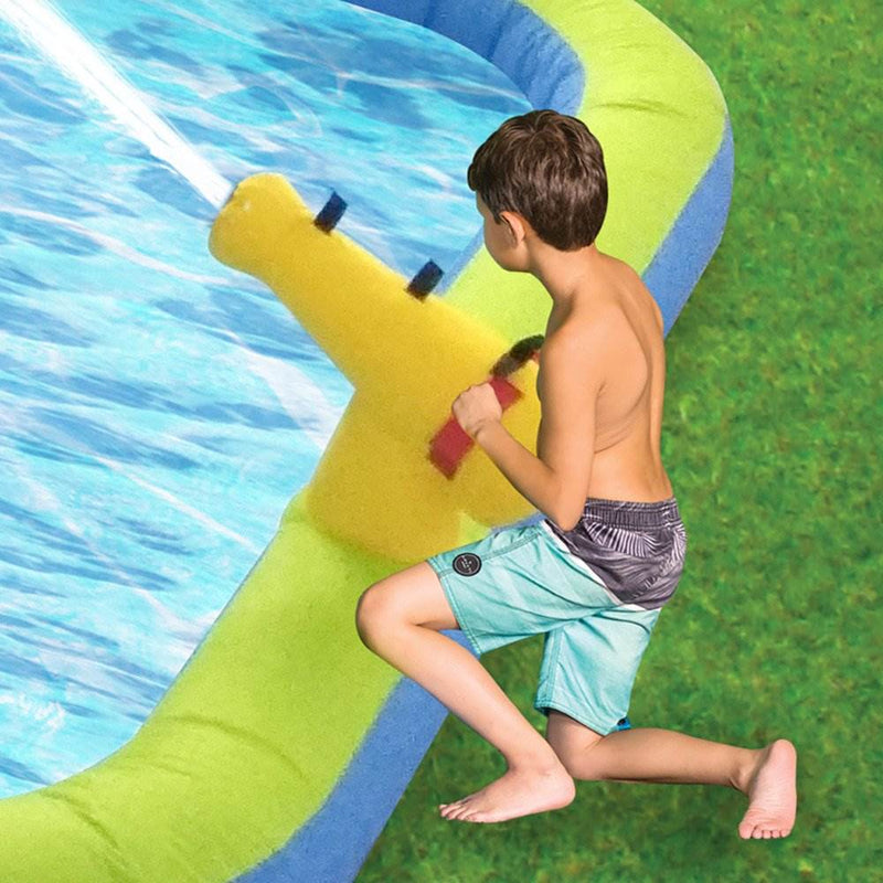 Kahuna Tornado Tower Inflatable Backyard Kiddie Pool Slide & Water Park (2 Pack)