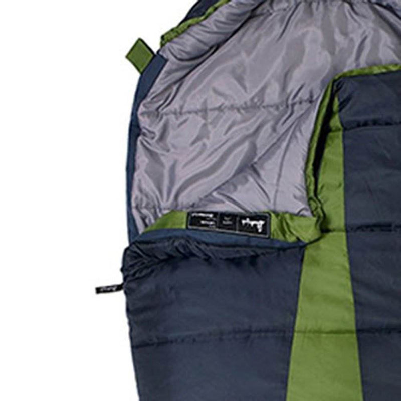 Slumberjack Latitude 2 Layer 20 Degree Polyester Mummy Sleeping Bag (2 Pack)