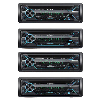 Sony Car Audio Single DIN CD Player Stereo Receiver with Bluetooth (4 Pack)
