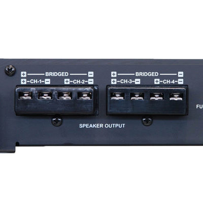 Alpine 600 Watt Max 4 Channel Bass EQ Class A/B Car Audio Amplifier (4 Pack)