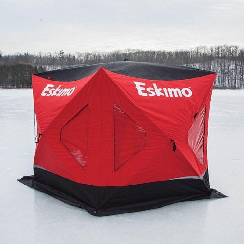 Eskimo Evo 2iT 2 Person Portable Insulated Ice Fishing Tent Shelter with Sled