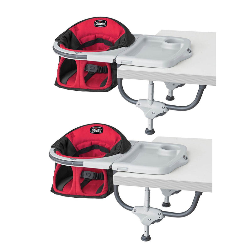 Chicco 360 Baby Rotating Hook On Highchair Booster Seat up to 37 Pounds (2 Pack)