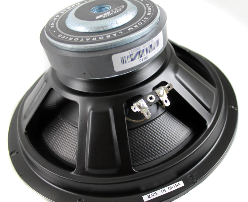 SoundStorm SSL 10" 600 Watt Car Subwoofer Power Sub Audio Woofer Stereo (4 Pack)