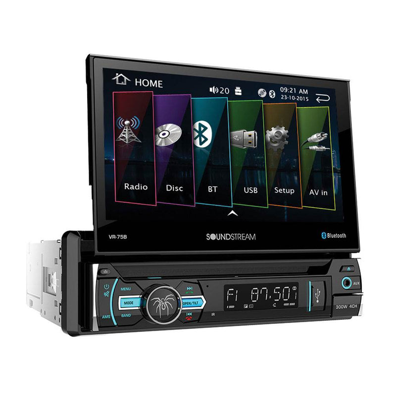 SoundStream 1 DIN Audio System w/ DVD CD/MP3 AM/FM Receiver & Bluetooth (2 Pack)