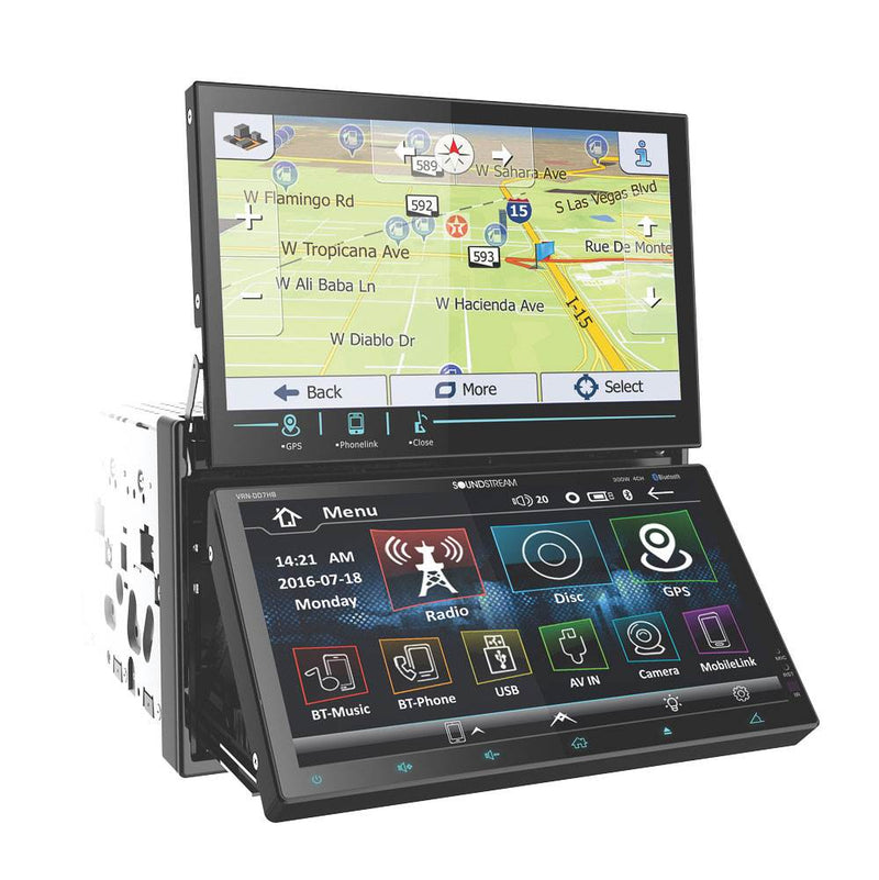 SoundStream 2 DIN GPS Navigation and Audio System w/ LCD Touch Screens (2 Pack)