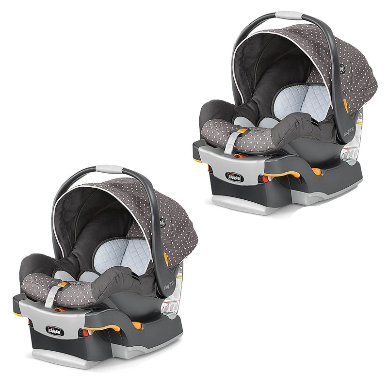 Chicco KeyFit 30 Rear Facing Infant Car Seat and Base, Lilla (2 Pack)