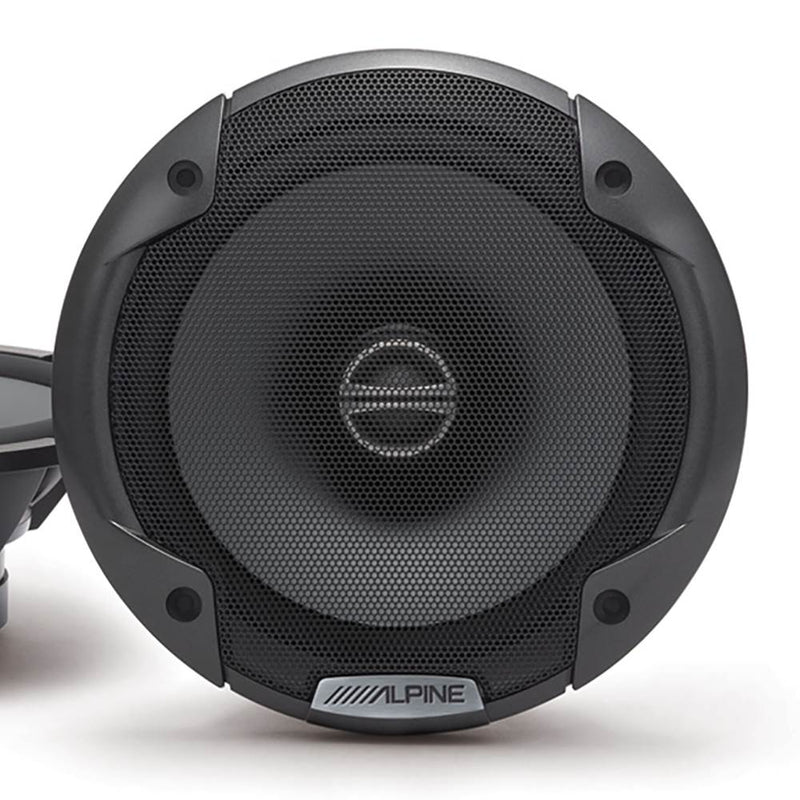 Alpine Type E 6.5 Inch 240W Coaxial 2 Way Car Audio Speakers, Pair (4 Pack)