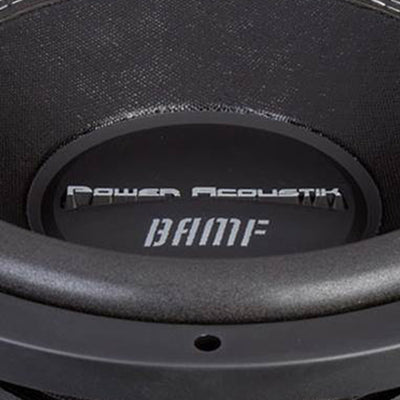 Power Acoustik BAMF-154 Series 15 Inch 3800 Watt 4 Ohm Car Audio Power Subwoofer