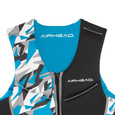 Airhead Camo Cool Neolite Blue Boating Life Vest Jacket, Mens Medium (2 Pack)