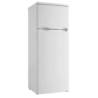 Danby 7.3 Cubic Feet 2 Door Glass Shelf Compact Refrigerator, White (2 Pack)