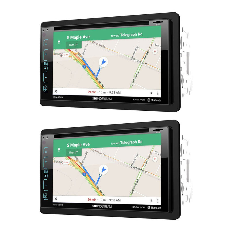 SoundStream 2 DIN Audio System with GPS Navigation & Android PhoneLink (2 Pack)
