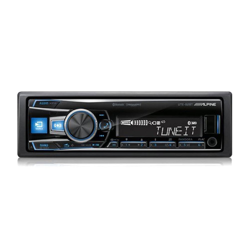 Alpine 1 DIN Advanced Bluetooth Mech Less Car Audio Digital Receiver (2 Pack)