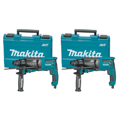 Makita 1" Anti-Vibration Corded Rotary Hammer with LED Light | HR2631F (2 Pack)