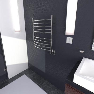 Amba Radiant 10 Bar Electric Bathroom Towel Warmer, Stainless Steel (2 Pack)